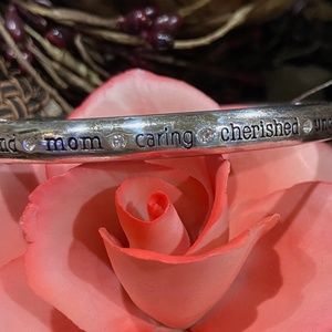 Brighton 'Mom' silver hinged bracelet - My Favorite!
